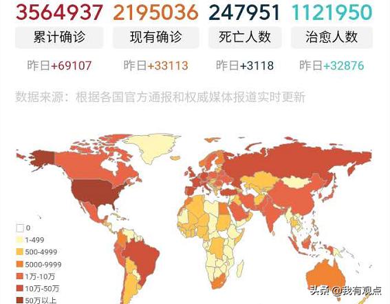 世界疫情最新情况美国